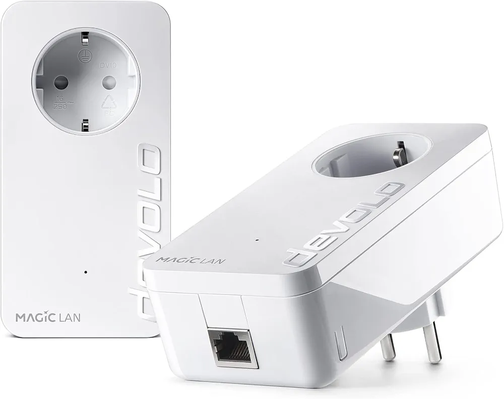 کیت پاورلاین devolo Magic 2 LAN آداپتور پاورلاین2400مگابایت بر ثانیه پک 2عددی