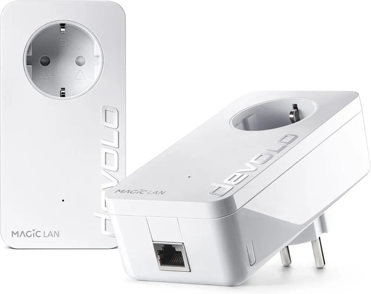 کیت پاورلاین devolo Magic 2 LAN آداپتور پاورلاین2400مگابایت بر ثانیه پک 2عددی