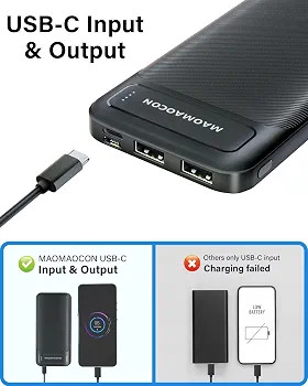پاور بانک MAOMAOCON 10600 اورجینال پک 2عددی