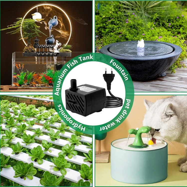 پمپ آب کوچک COKDEZ مدل DH-180 مناسب برای آکواریومها و آبنماهای داخلی